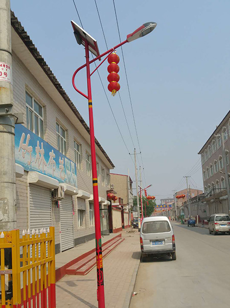 保定太阳能路灯灯杆